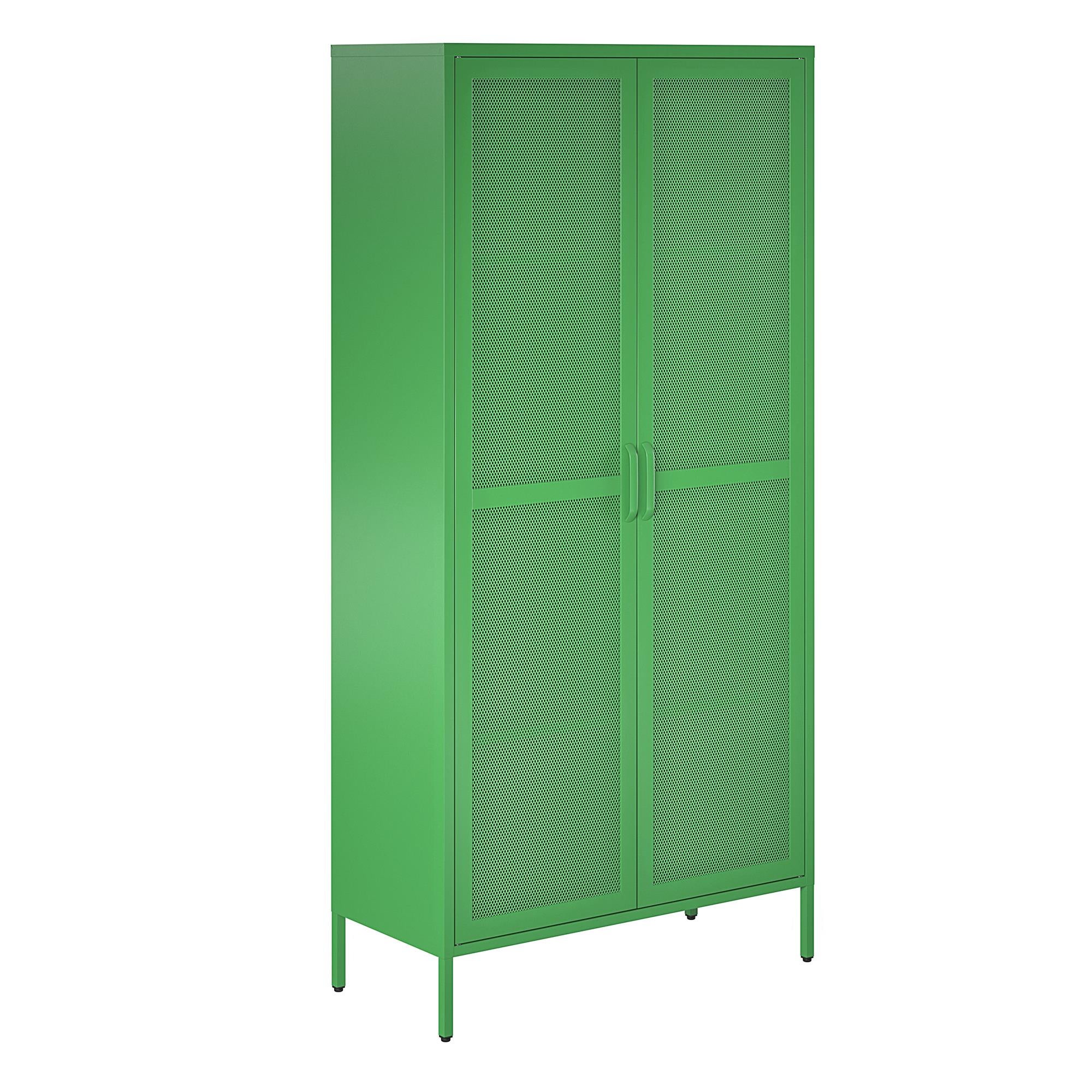 Novogratz Channing Tall 2-Door Metal Locker Storage Cabinet